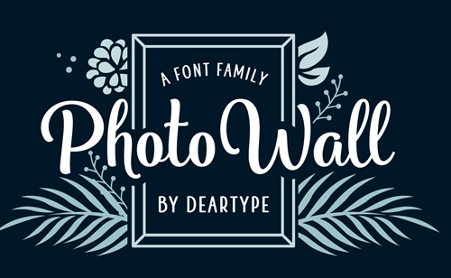 PhotoWall Font Family