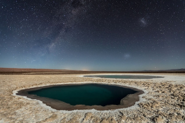 THIRD PLACE WINNER, NATURE  Lagunas Baltinache (Atacama Desert) Photo by Victor Lima