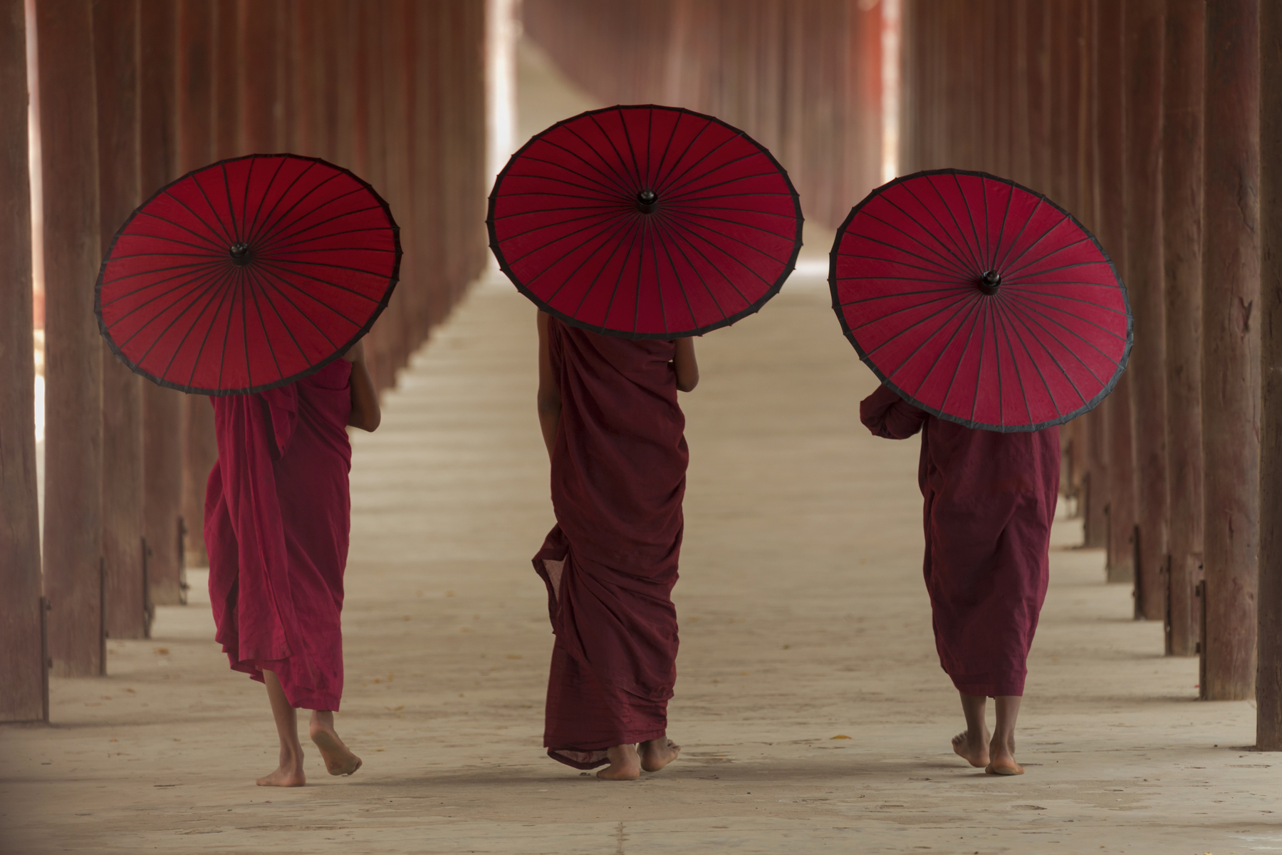 Asian,Life of a Buddhist monk in Burma.