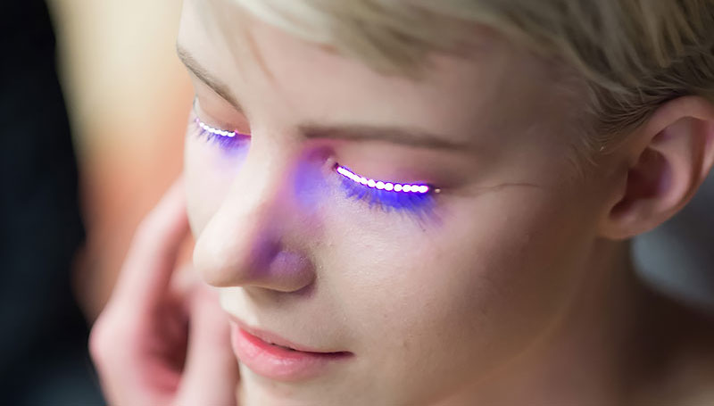 LED ขนตา ขนตาปลอม