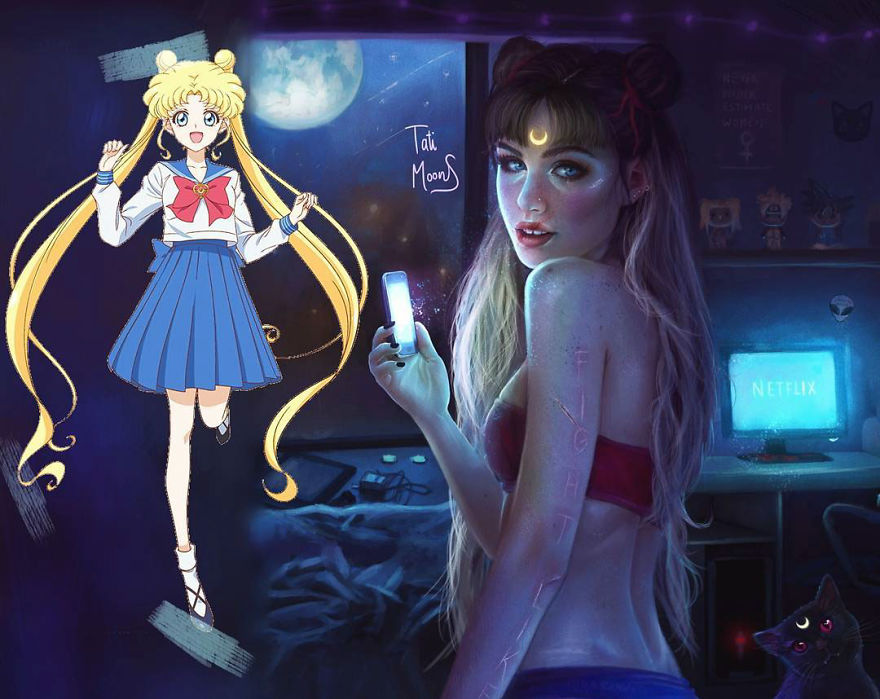 Usagi Tsukino จากเรื่อง Sailor Moon
