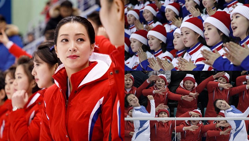 เกาหลีเหนือ เกาหลีใต้ เชียร์ลีดเดอร์ เชียร์ลีดเดอร์เกาหลีเหนือ โอลิมปิก โอลิมปิกฤดูหนาว