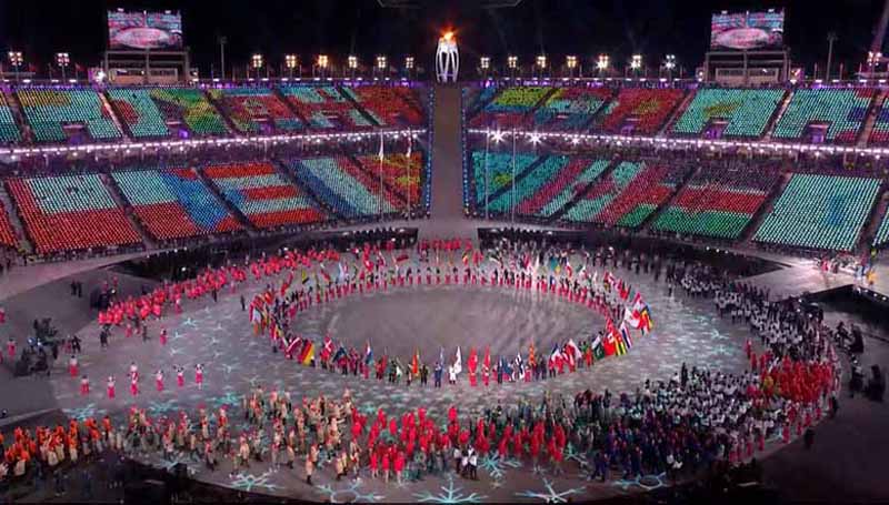 พยองชางเกมส์ 2018 พิธีปิด เกาหลีใต้ โอลิมปิก โอลิมปิกฤดูหนาว