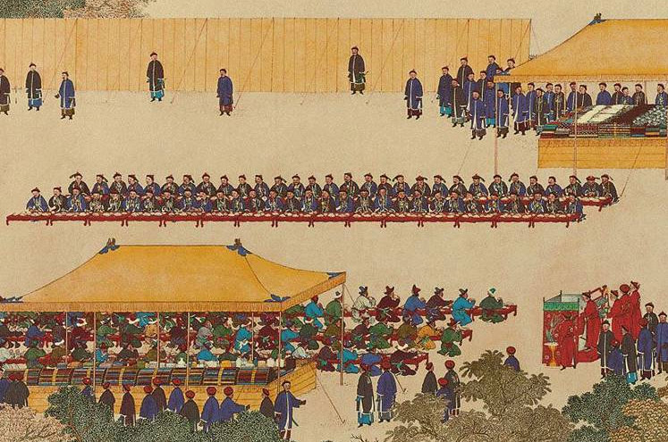 ภาพวาดการสอบขุนนาง ในสมัยราชวงศ์ชิง
