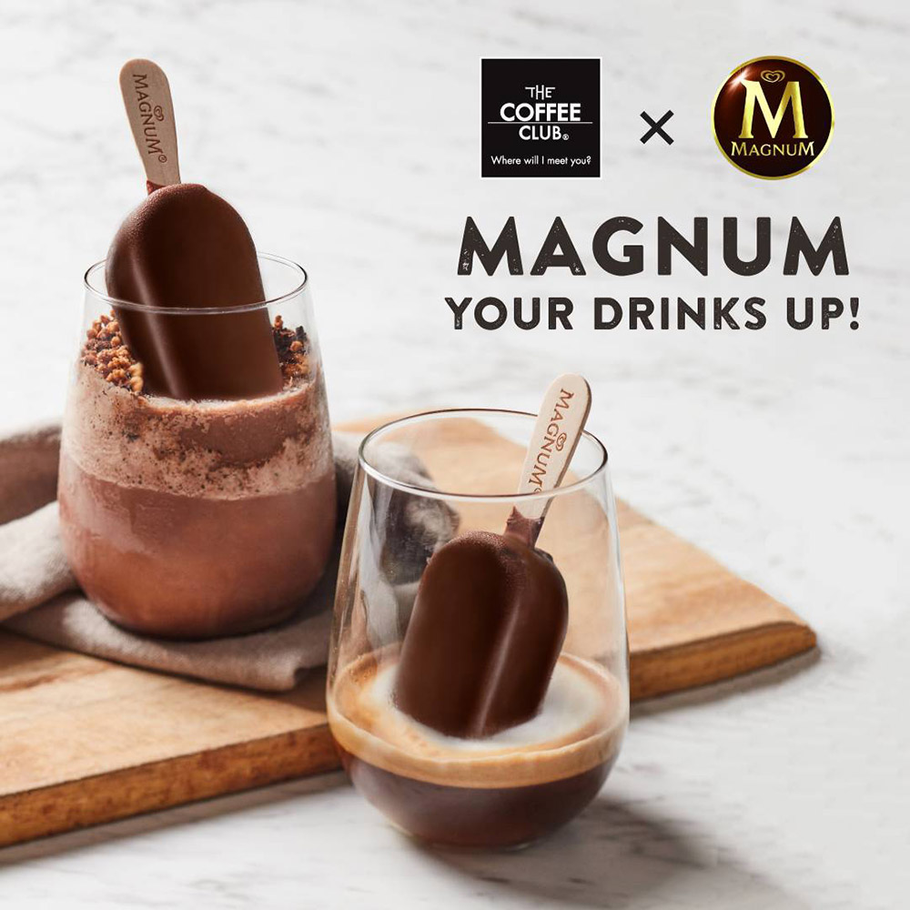 Magnum จับมือกับ The Coffee Club