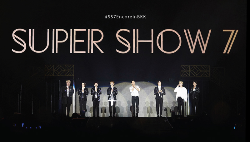 SJ SS7EncoreinBKK Super Junior SUPER SHOW 7 คอนเสิร์ตเกาหลี ราชาแห่งฮันรยู