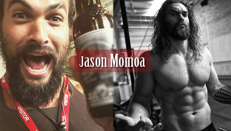 ภาพเท่ๆ ของ Jason Momoa พระเอกหน้าเก๋ซิกแพคแน่น จากเรื่อง Aquaman