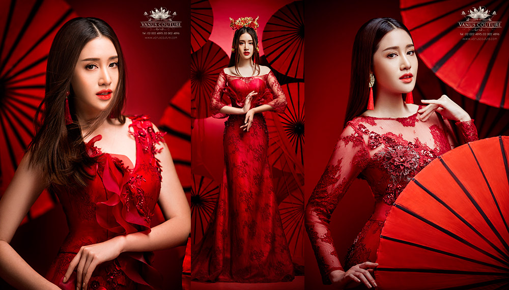 ชุดยกน้ำชาสีแดง คอลเลคชั่นสวยหรูต้อนรับตรุษจีน