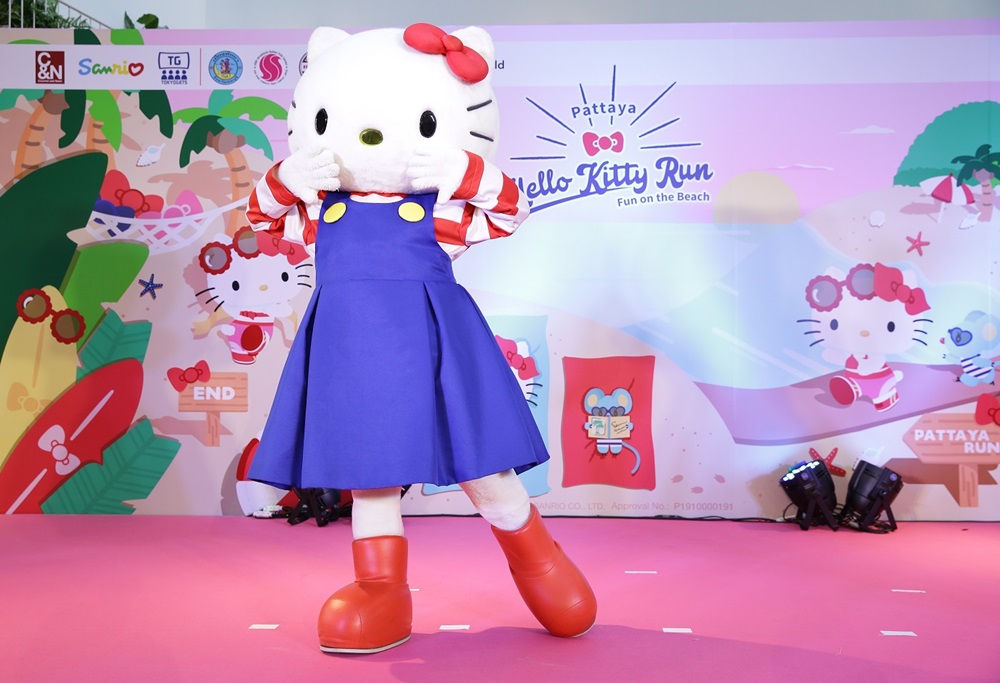 งานวิ่งสุดคิวท์ Hello Kitty Run : Fun On The Beach 2019 ณ ชายหาดพัทยา