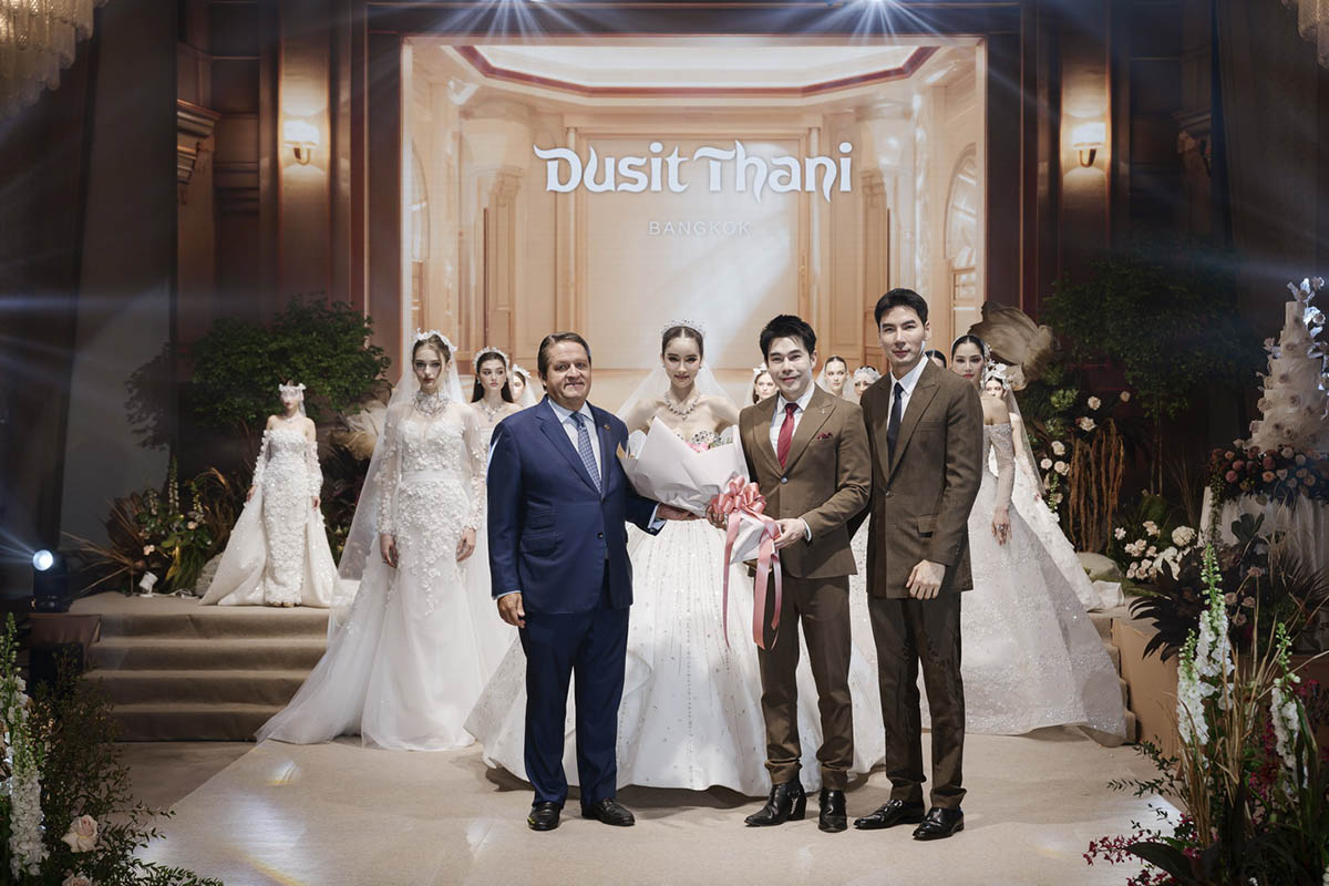 ชุดเจ้าสาว ห้องเสื้อ วนัช กูตูร์ โรงแรมดุสิตธานี